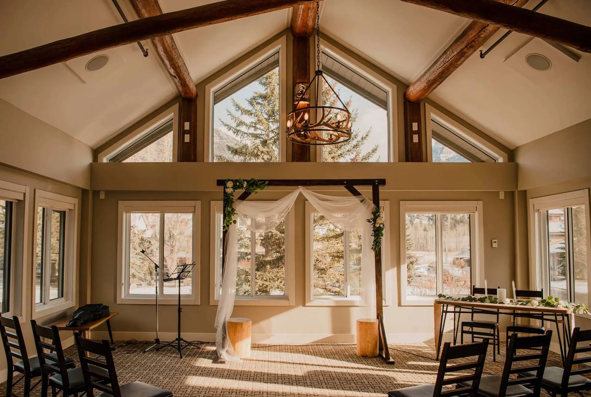 Wedding at Canmore Lodge