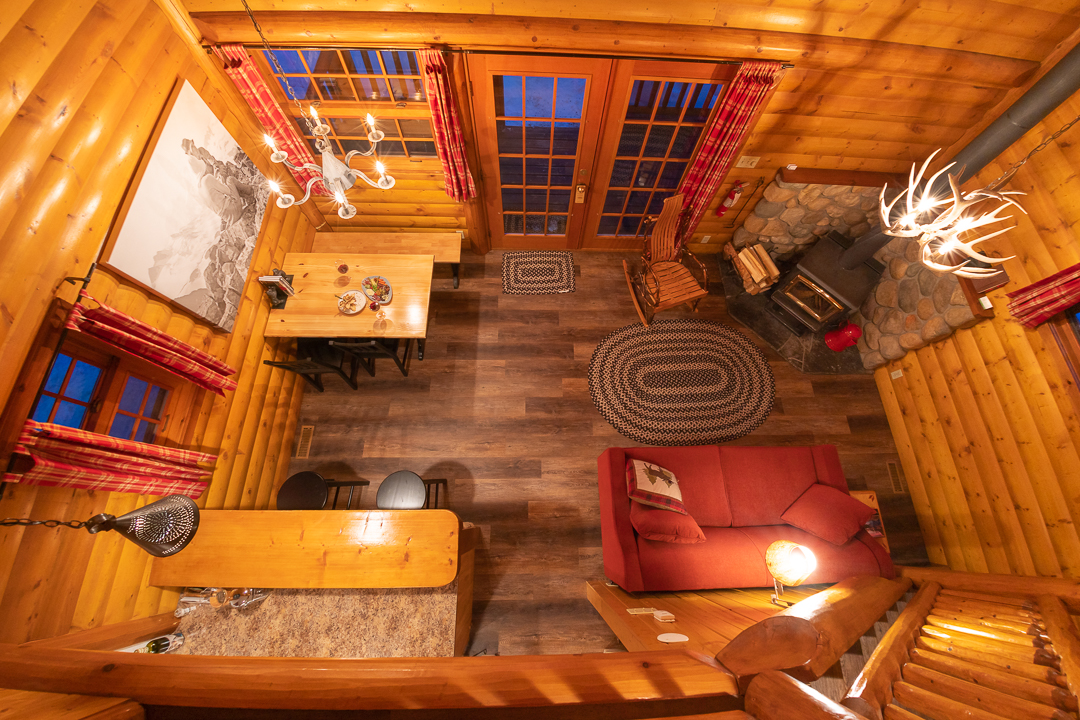 Superior One Bedroom + Loft Cabin interior