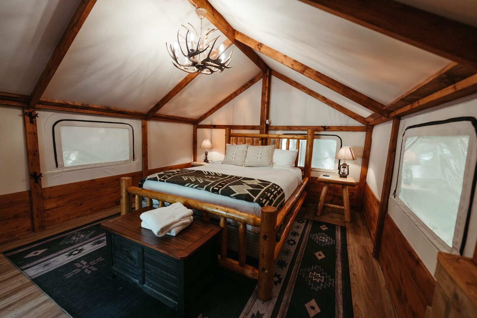Interior Glamping Tent