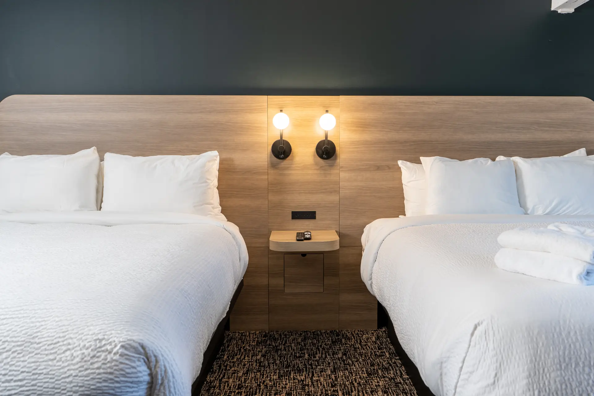 Basecamp Northwinds Revelstoke hotel room with two Queen beds
