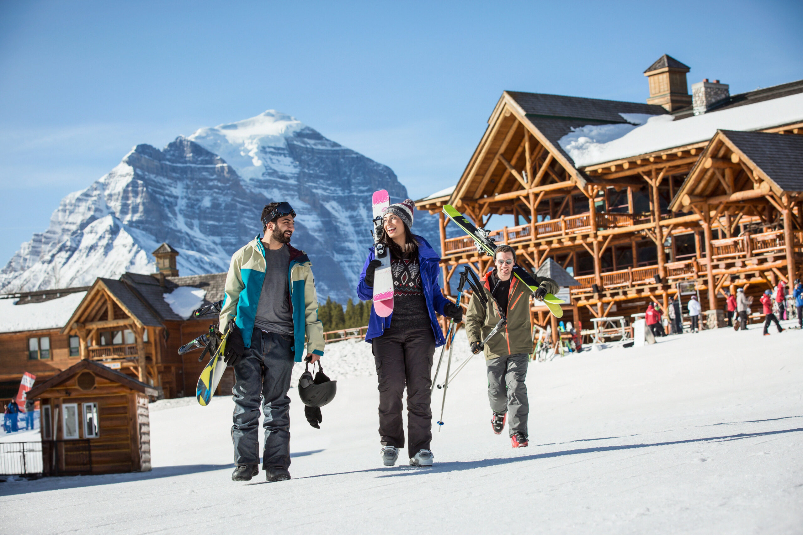 Ski Lake Louise - Base Area in Winter