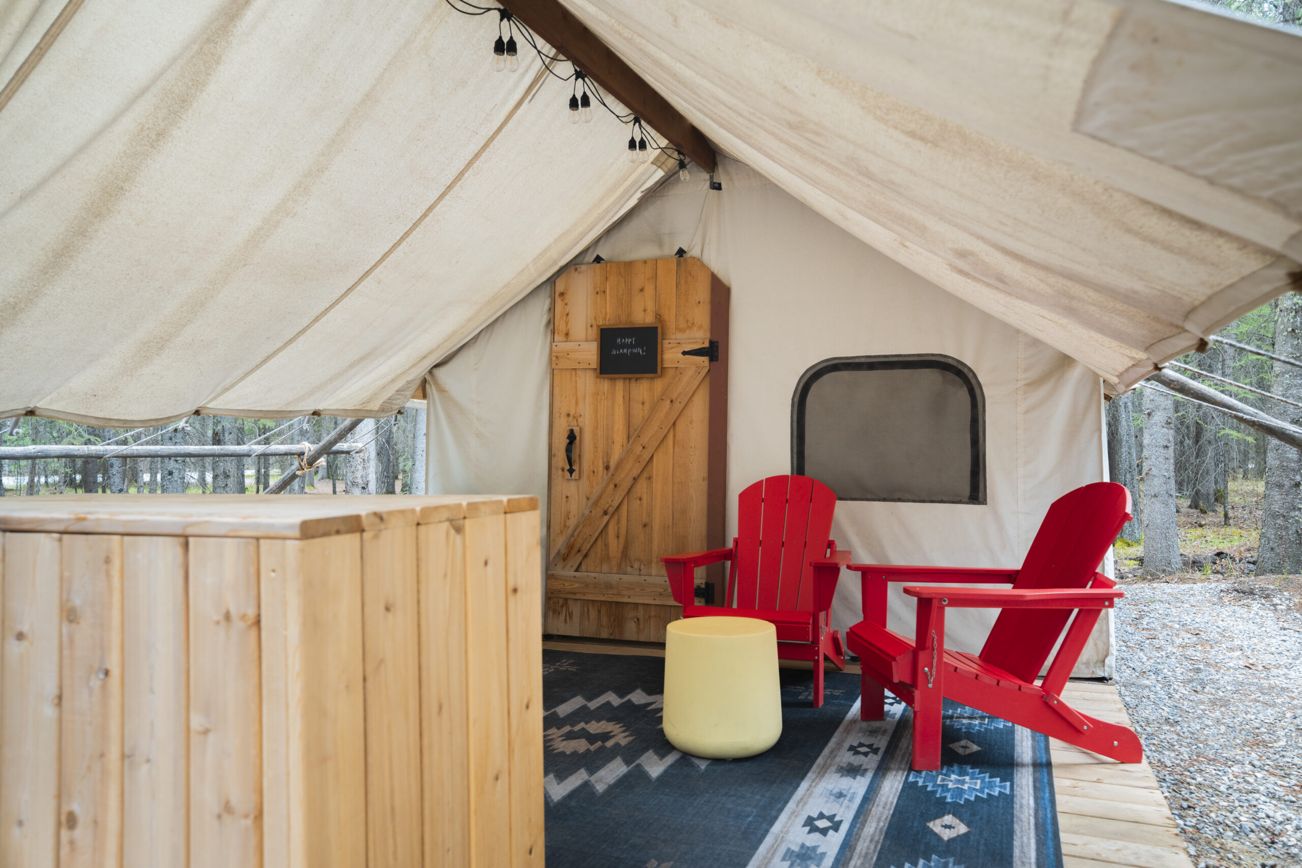 Exterior Glamping Tent