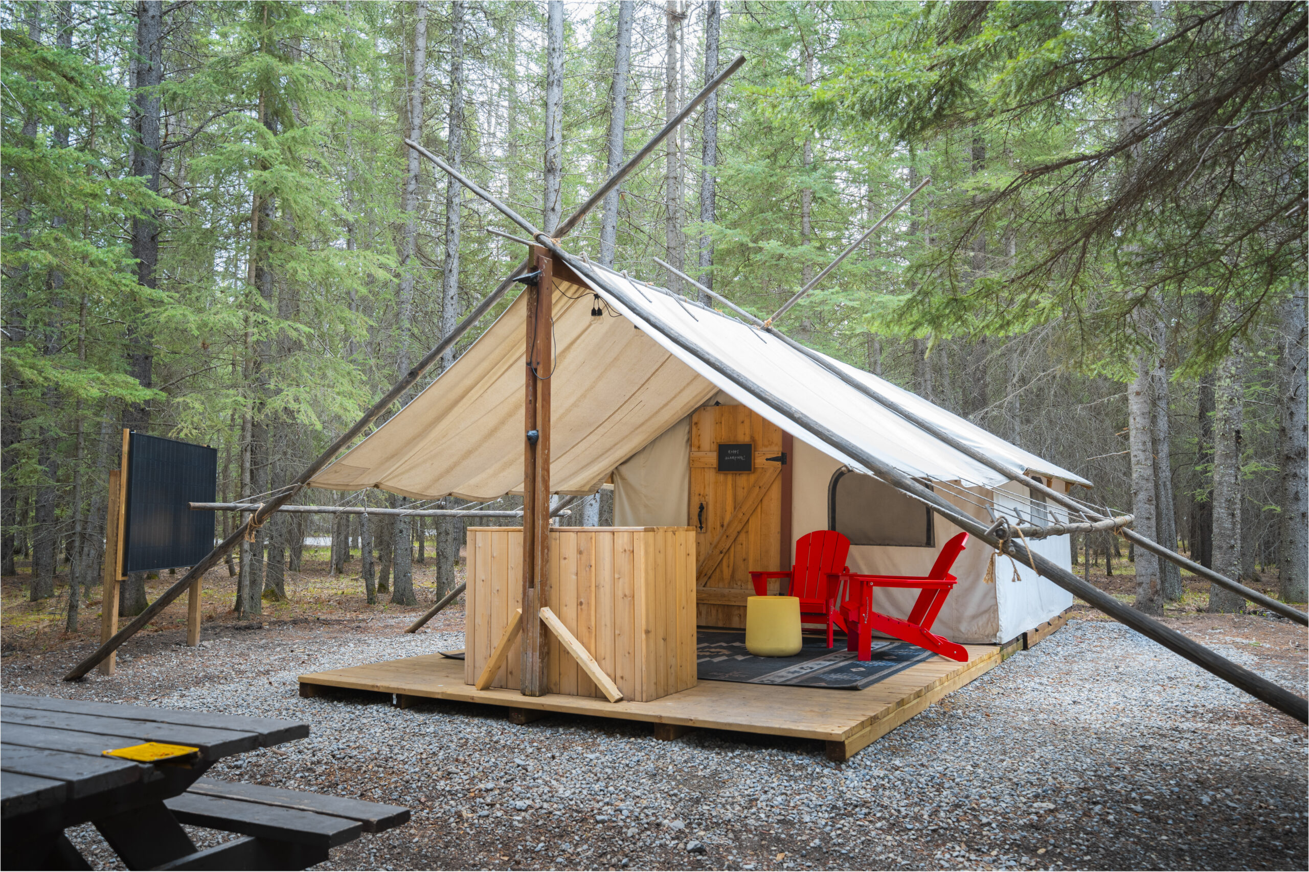 Exterior Glamping Tent