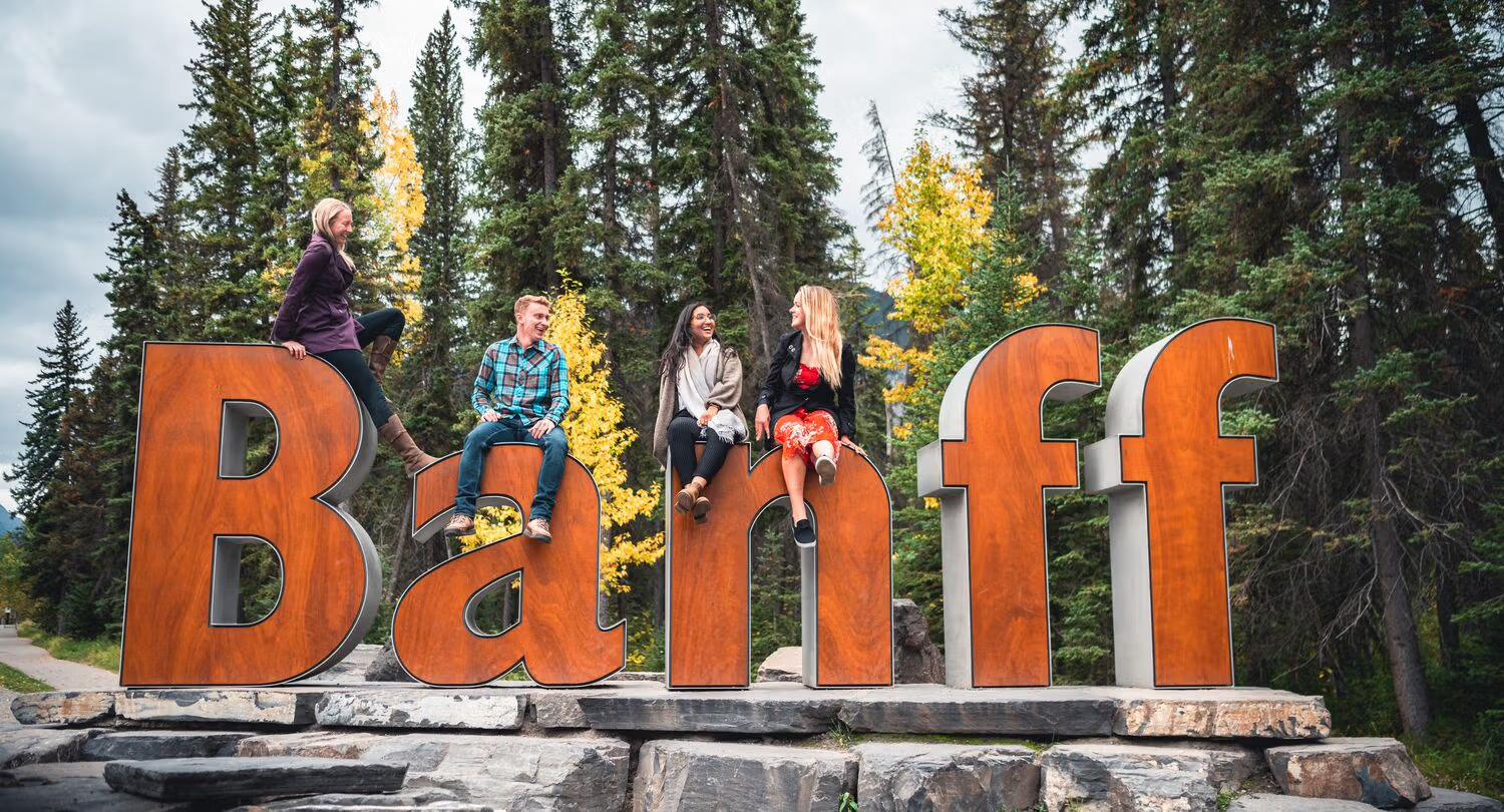 Banff Sign, Banff National Park