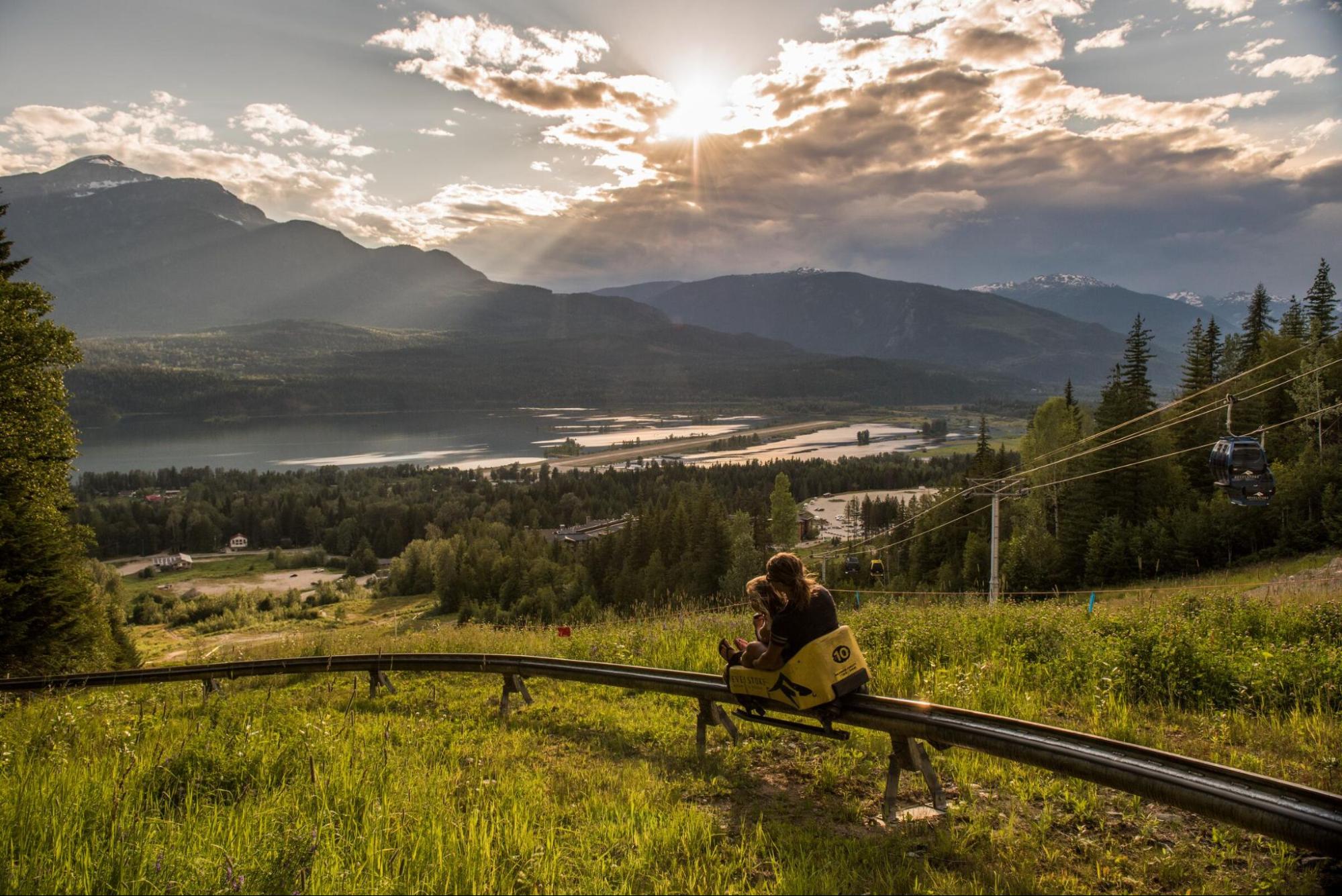 Pipe Mountain Coaster at Revelstoke Mountain Resort