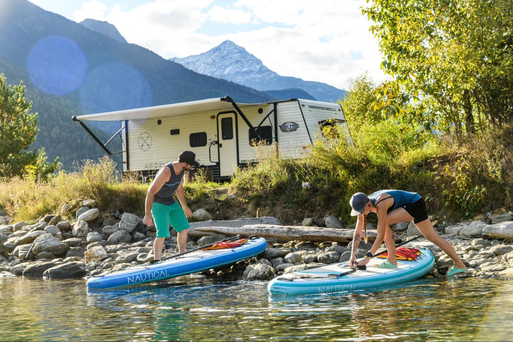 Paddleboard Launch in Revelstoke