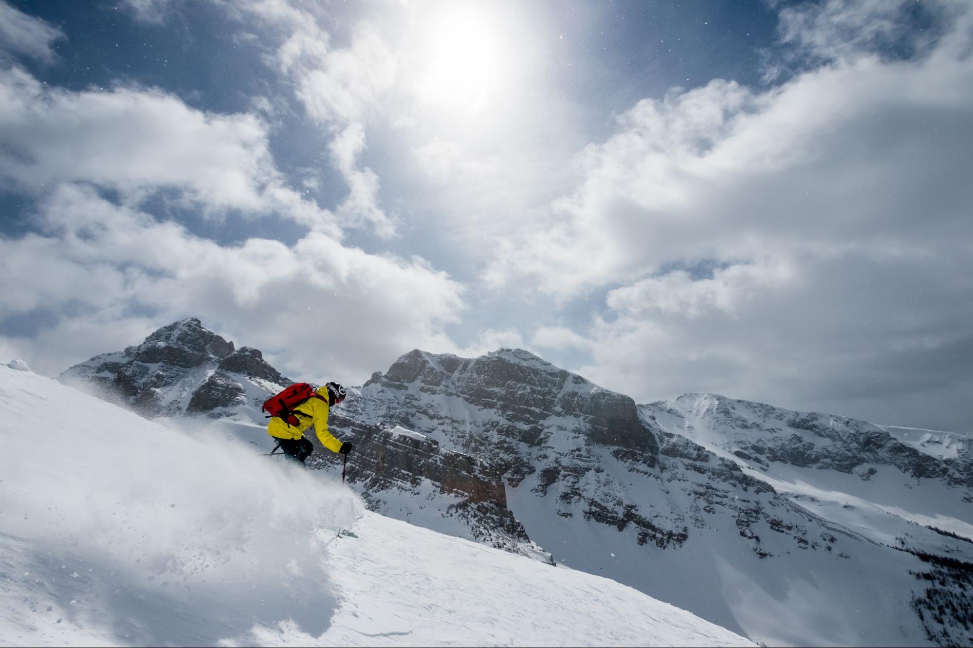 Skiing at Sunshine Village